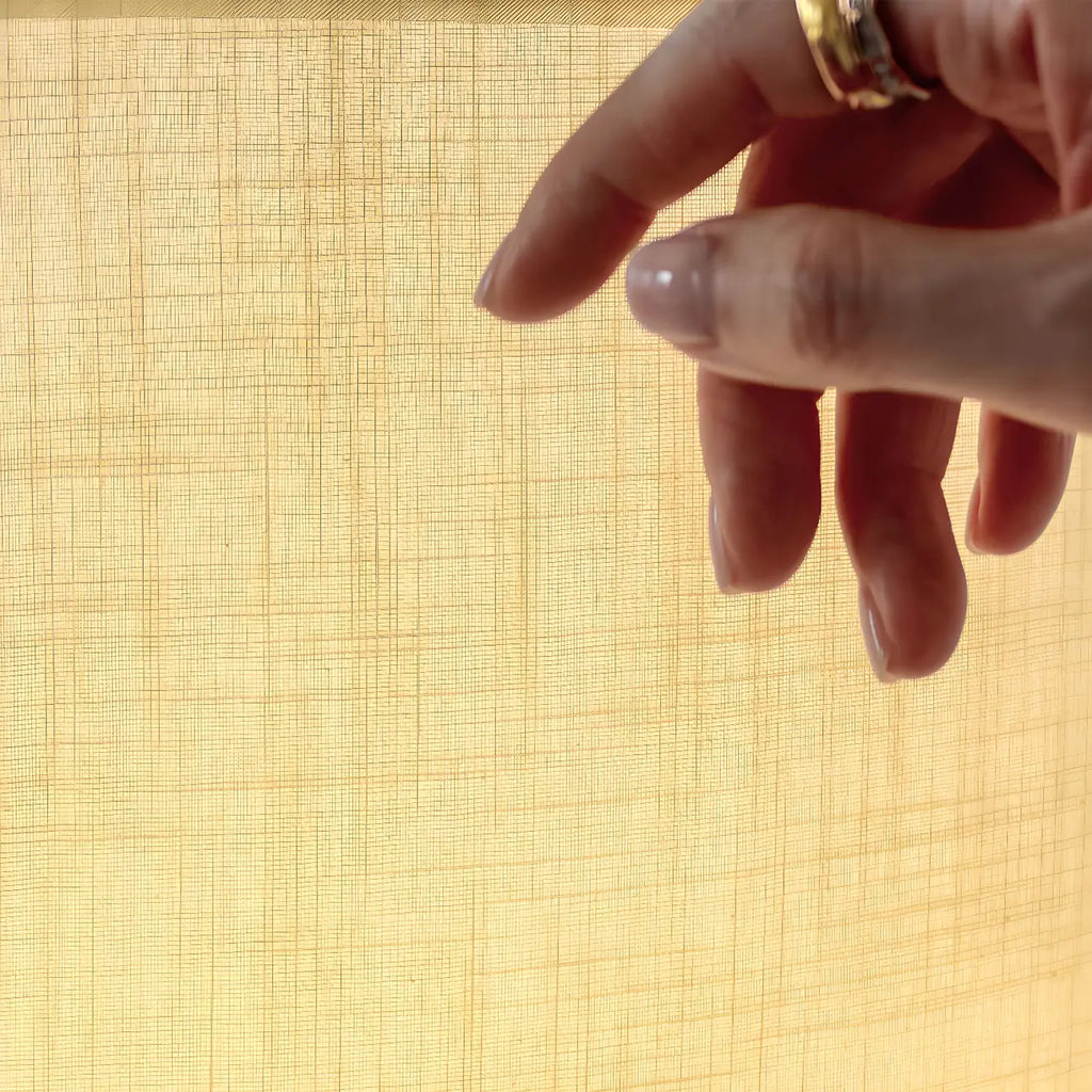 Scandinavian Shell Mosaic Table Lamp in White for Home