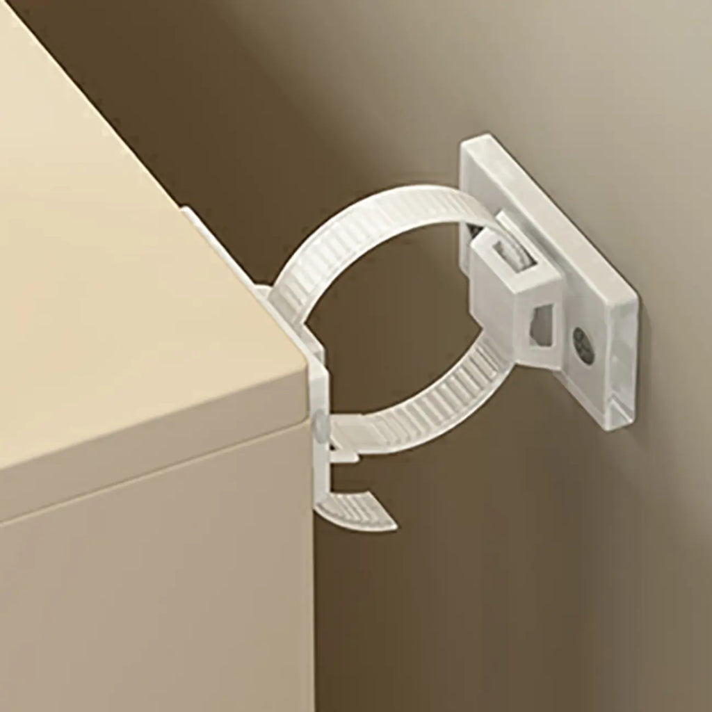 Classic White Wooden Dresser with Silent Drawers for Bedroom