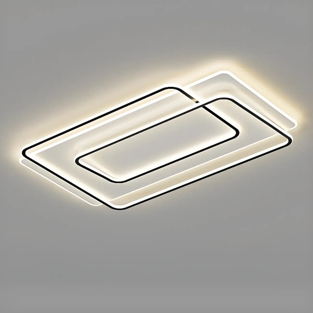 Modern LED Flush Ceiling Light with Third Gear Dimming