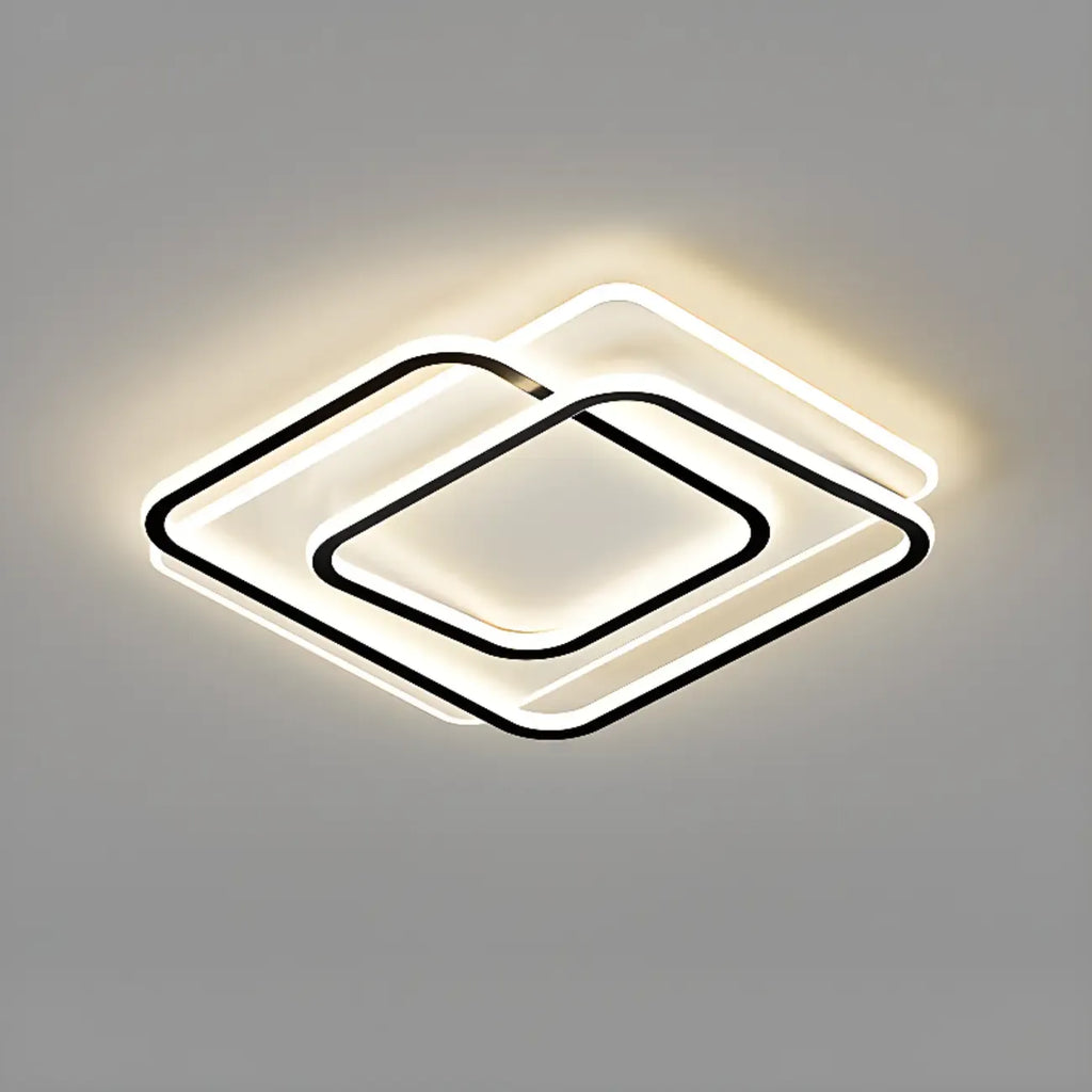 Modern LED Flush Ceiling Light with Third Gear Dimming