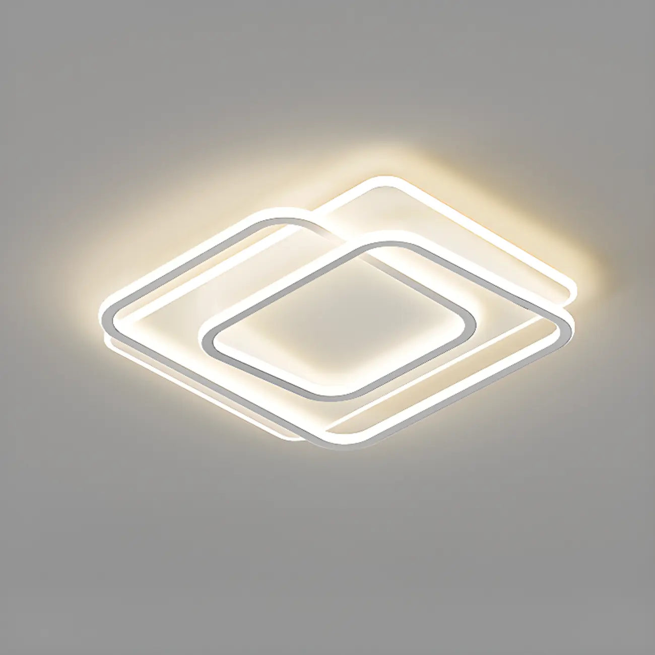 Modern LED Flush Ceiling Light with Third Gear Dimming