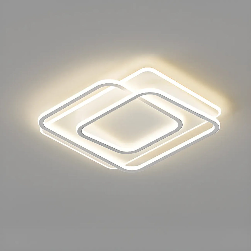 Modern LED Flush Ceiling Light with Third Gear Dimming