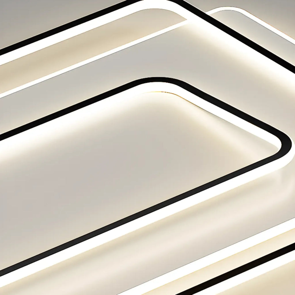 Modern LED Flush Ceiling Light with Third Gear Dimming