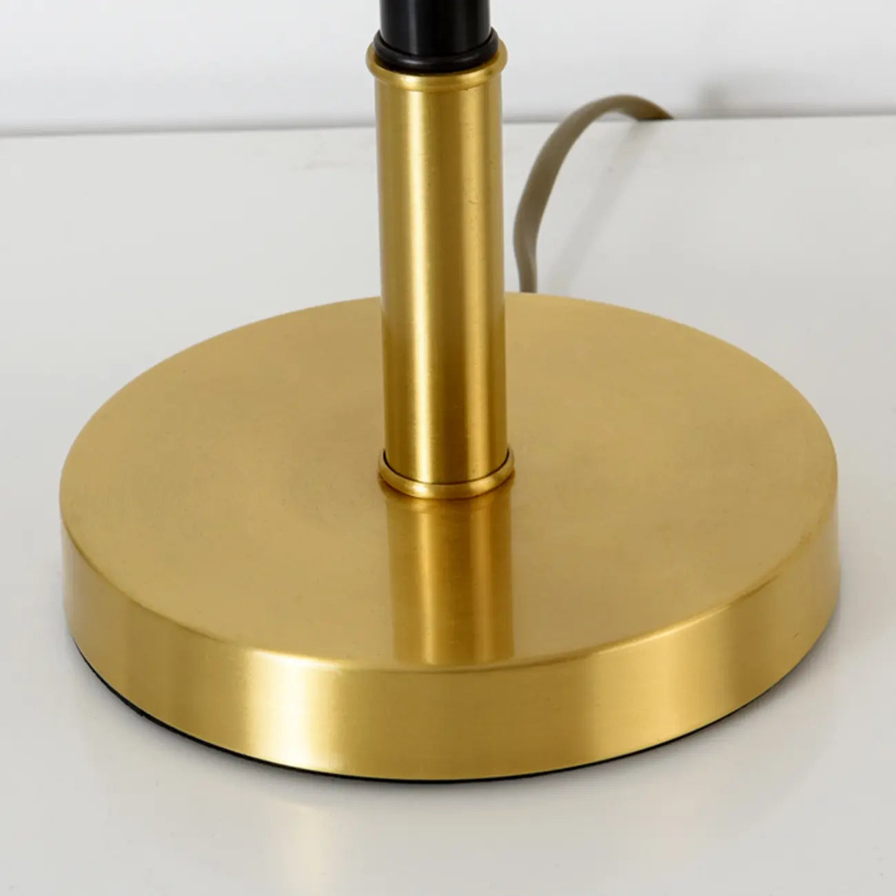 Modern Geometric Gold Table Lamp for Living Room