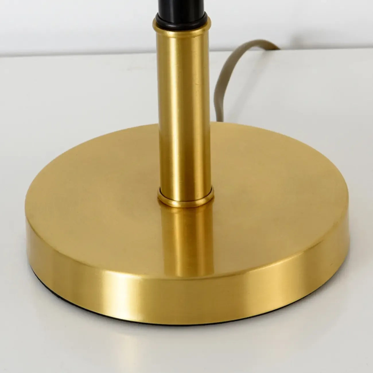 Modern Geometric Gold Table Lamp for Living Room