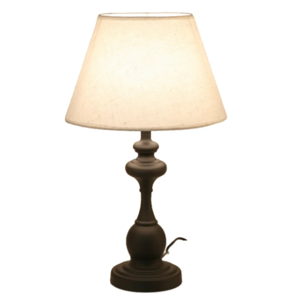 Classic Metal Table Lamp Plug In Electric for Bedroom
