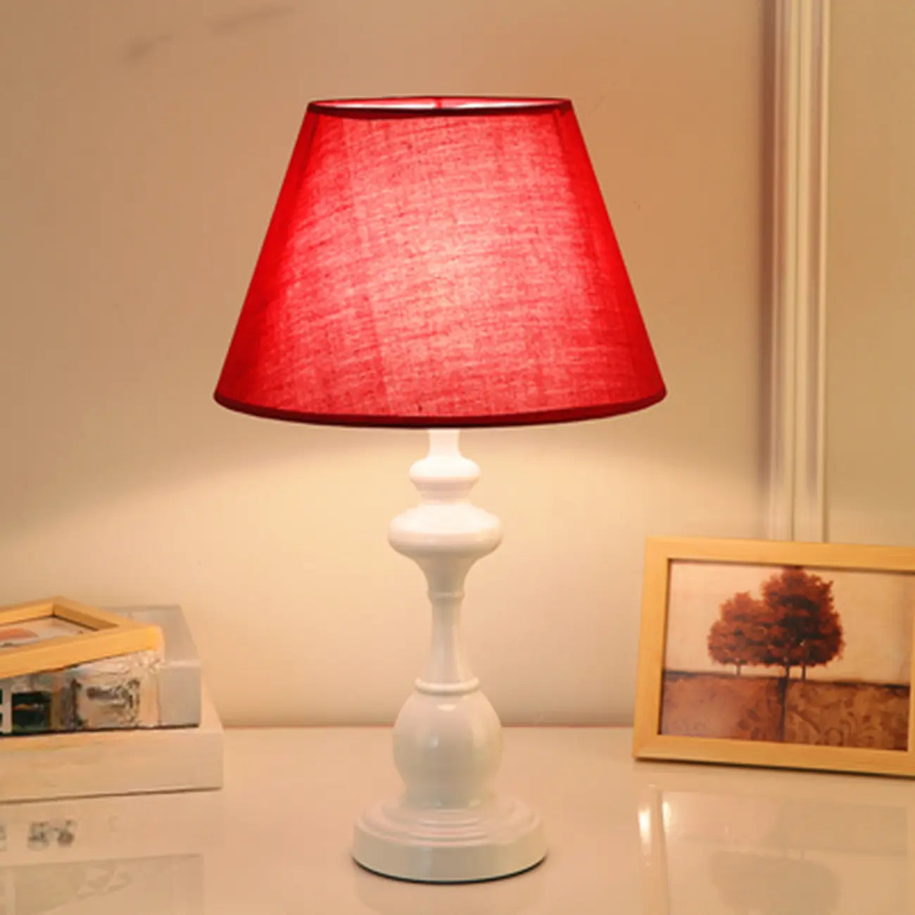 Classic Metal Table Lamp Plug In Electric for Bedroom