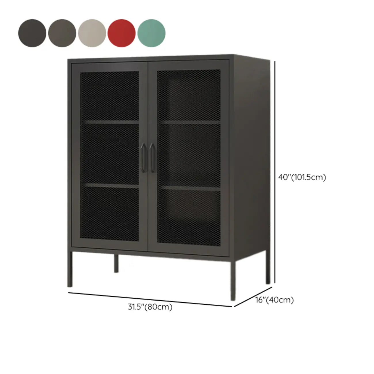 Modern Freestanding Storage Cabinet Suitable for Living Room