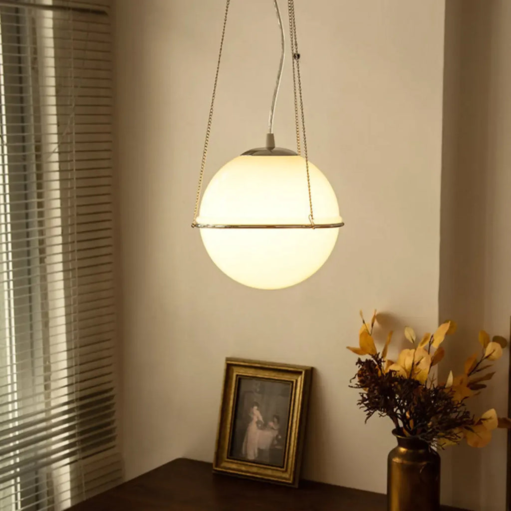 Natural Cylinder Wood Pendant Light for Living Room