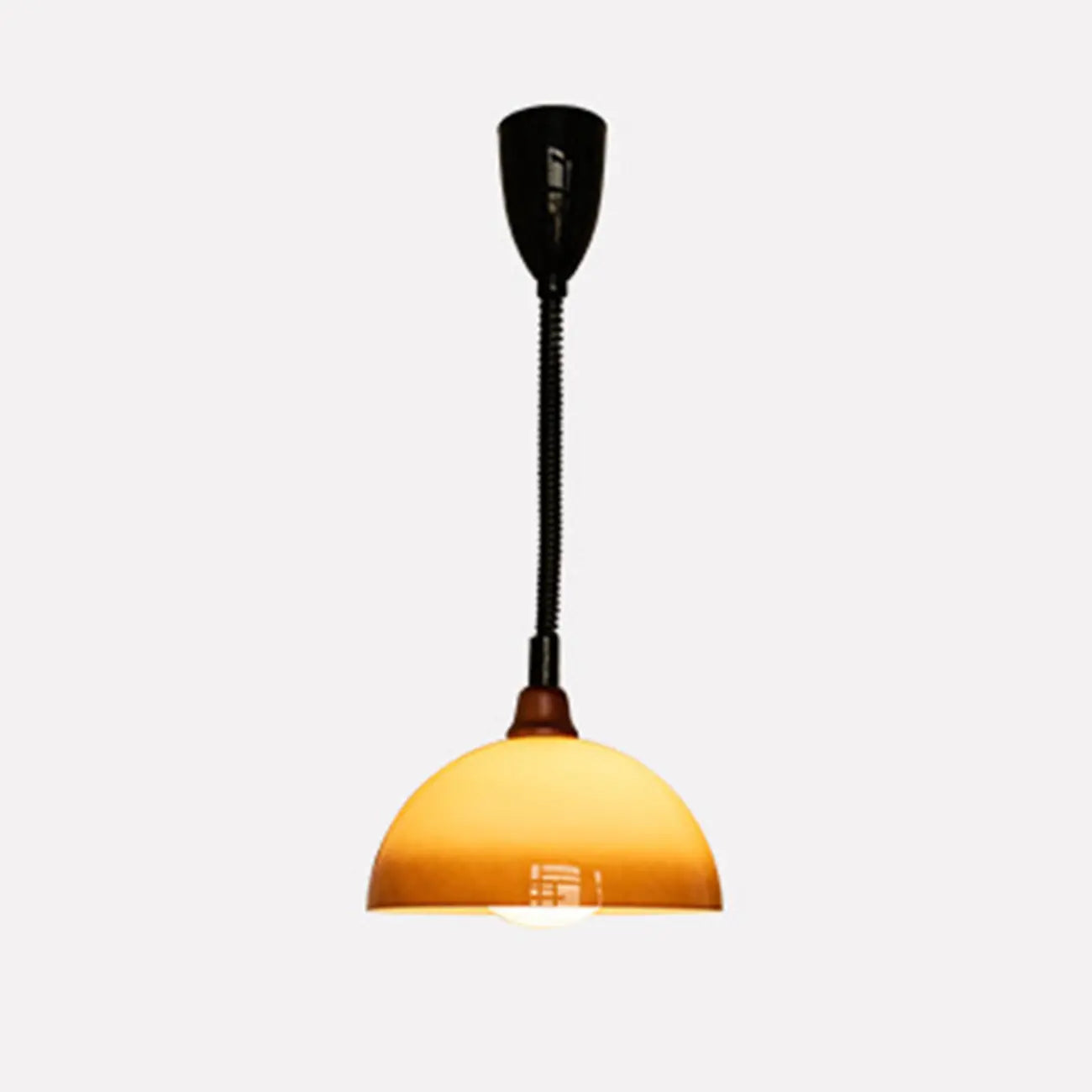 Natural Cylinder Wood Pendant Light for Living Room