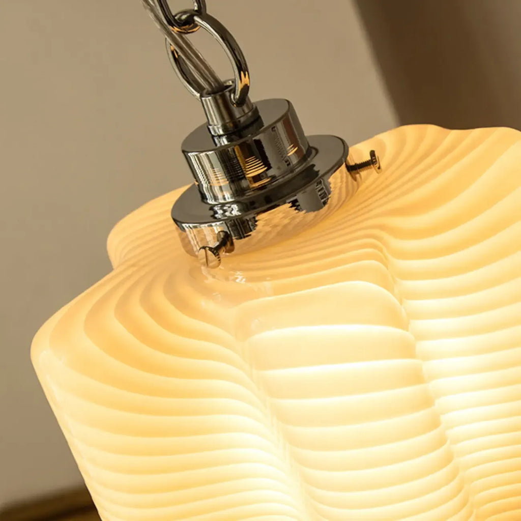 Natural Cylinder Wood Pendant Light for Living Room