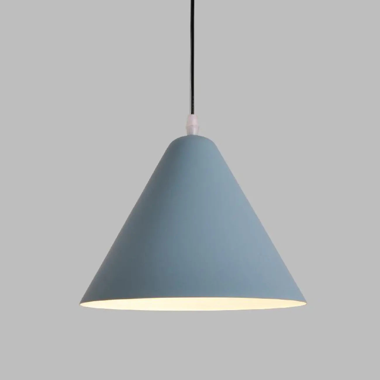 Minimalist Aluminum Colorful Cone Pendant Lamp