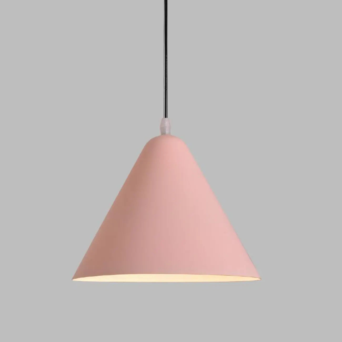 Minimalist Aluminum Colorful Cone Pendant Lamp