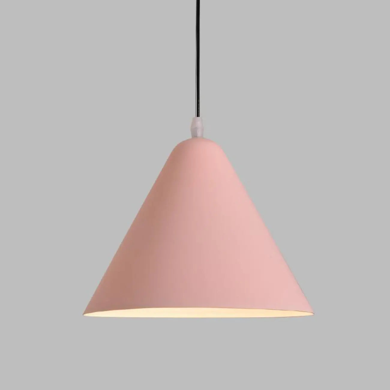 Minimalist Aluminum Colorful Cone Pendant Lamp