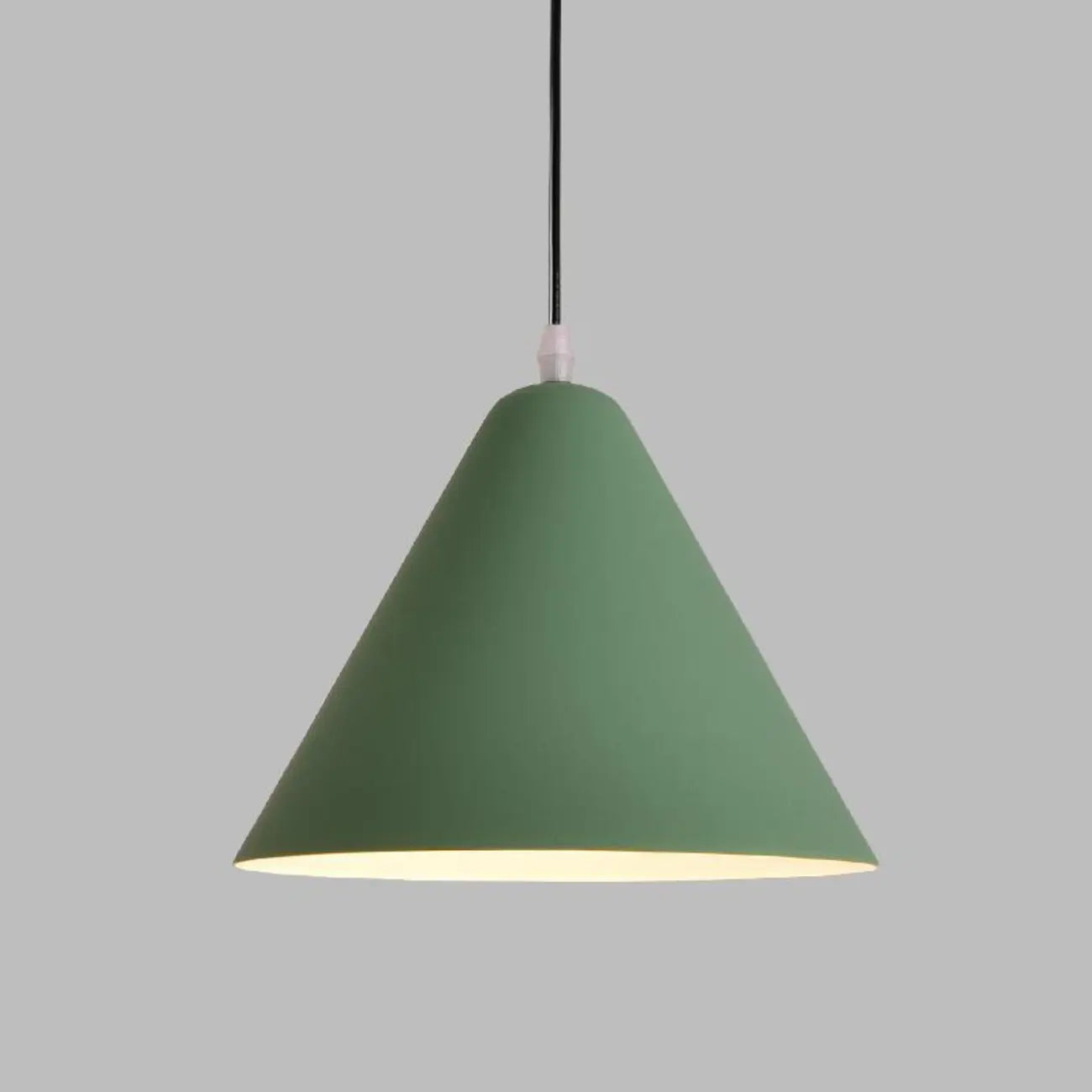 Minimalist Aluminum Colorful Cone Pendant Lamp