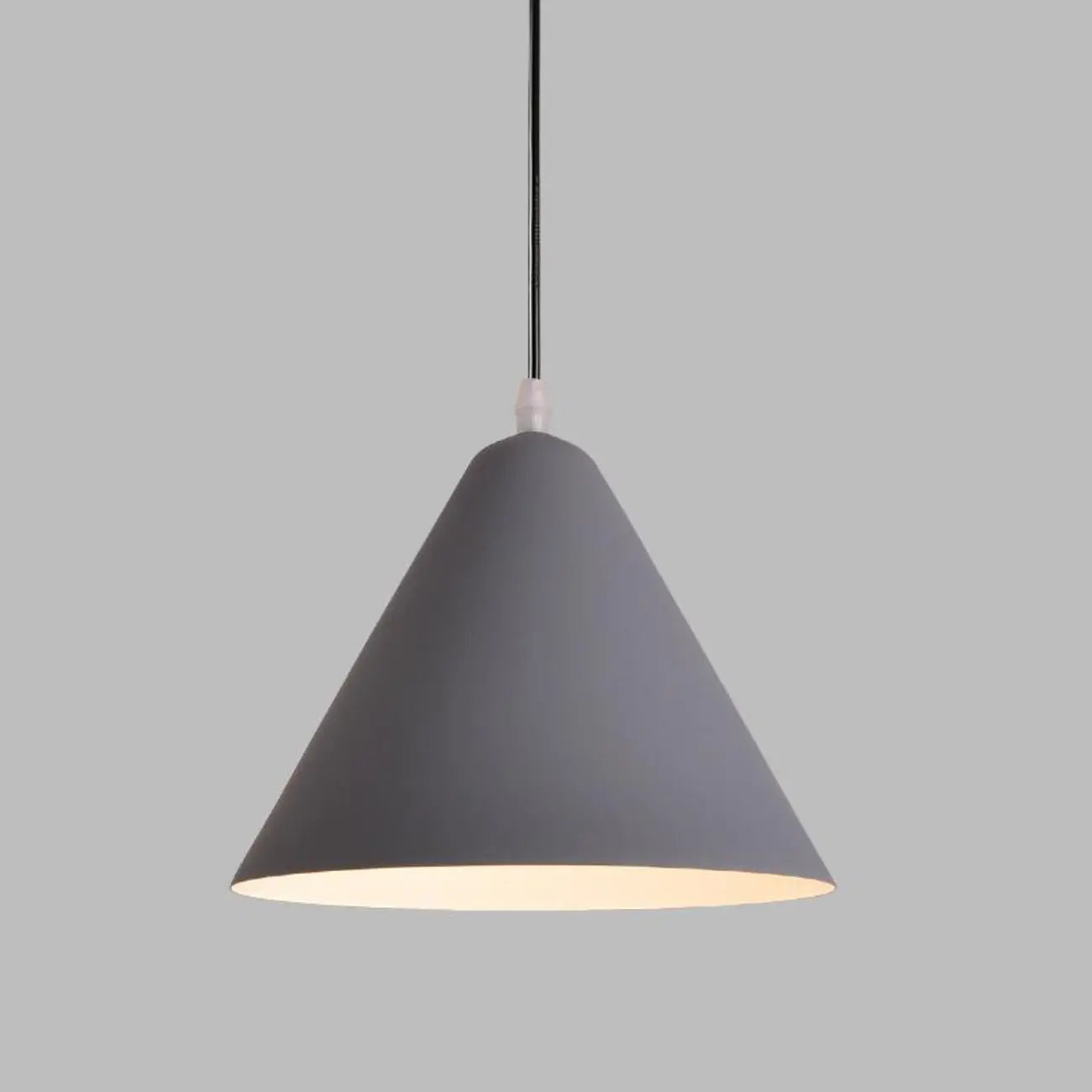 Minimalist Aluminum Colorful Cone Pendant Lamp
