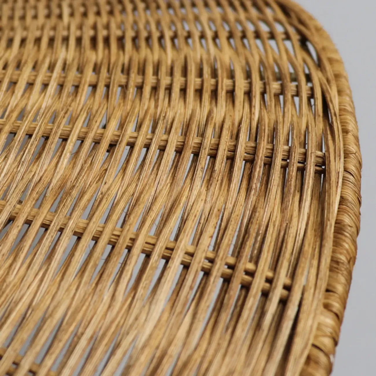 Southeast Asia Style Brown Rattan Cone Pendant Light for Natural Decor