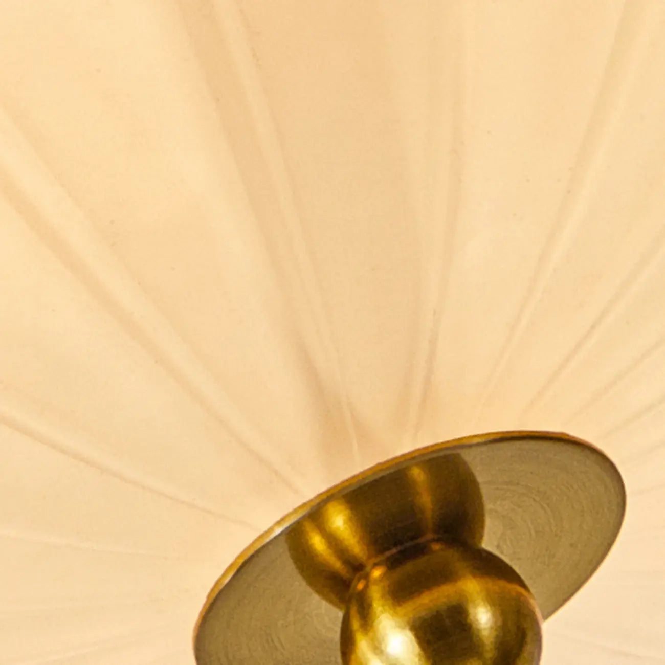 Vintage Glass Brown Flush Mount Dimmable LED Ceiling Light