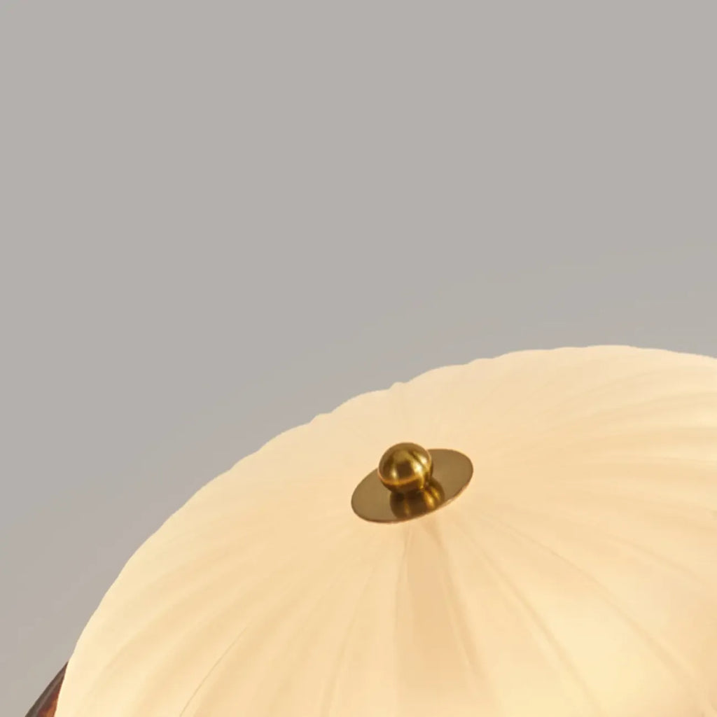 Vintage Glass Brown Flush Mount Dimmable LED Ceiling Light