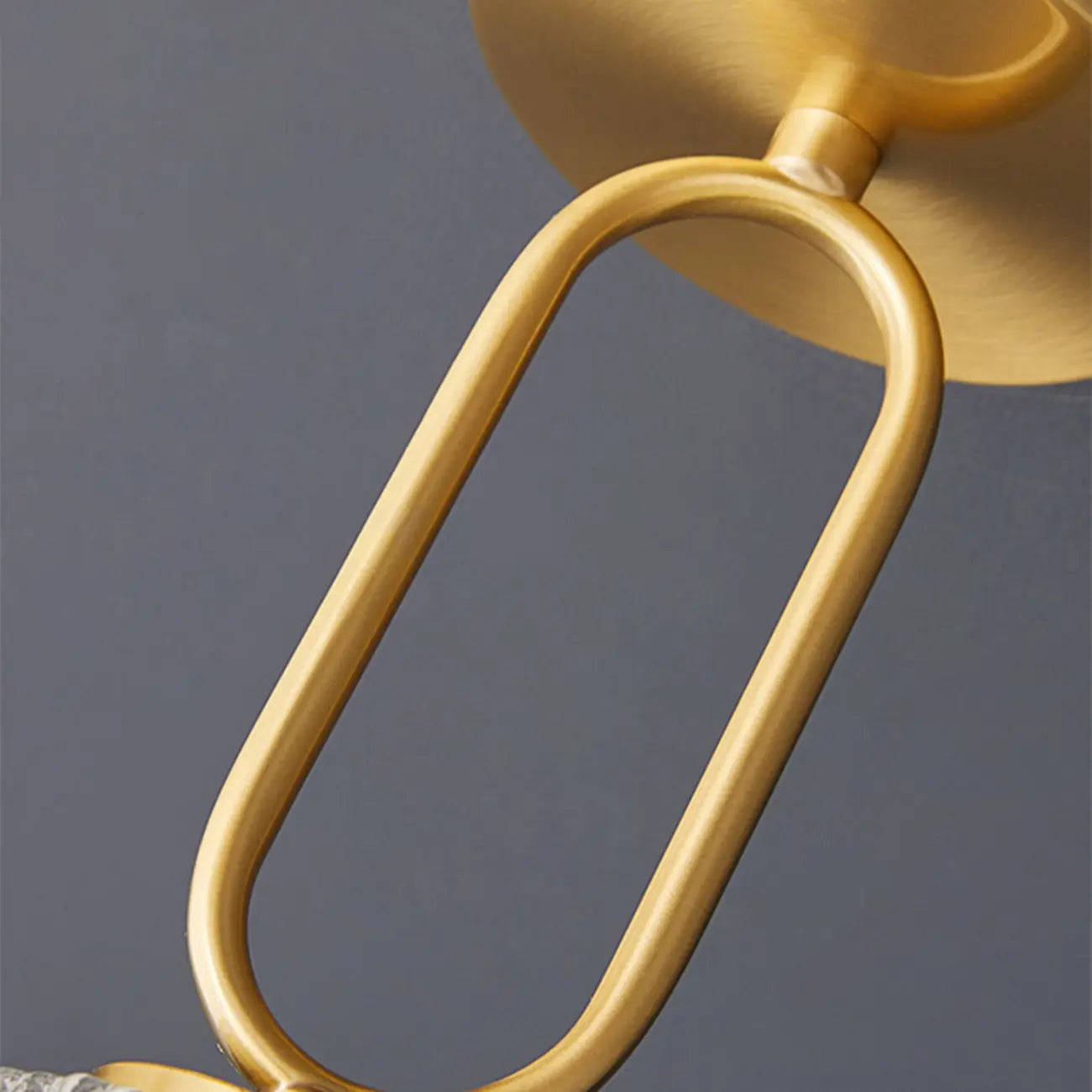 5 to 9 Inch Gold Modern Semi Flush Ceiling Light for Entryway