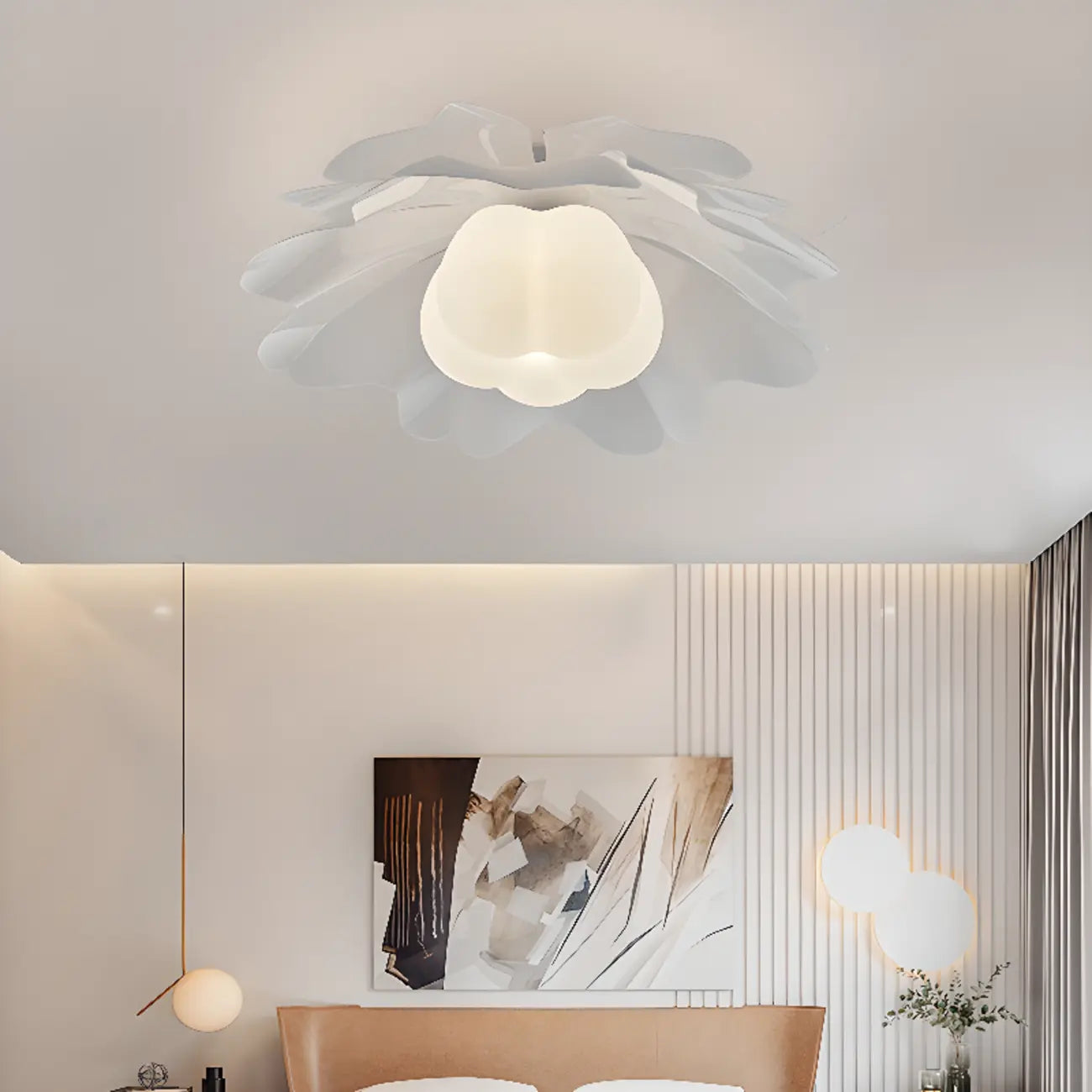 Modern Minimalist Acrylic Flush Ceiling Light for Indoor Space