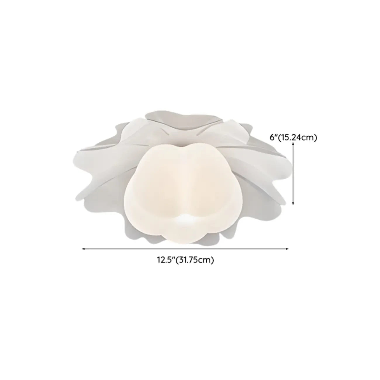 Modern Minimalist Acrylic Flush Ceiling Light for Indoor Space