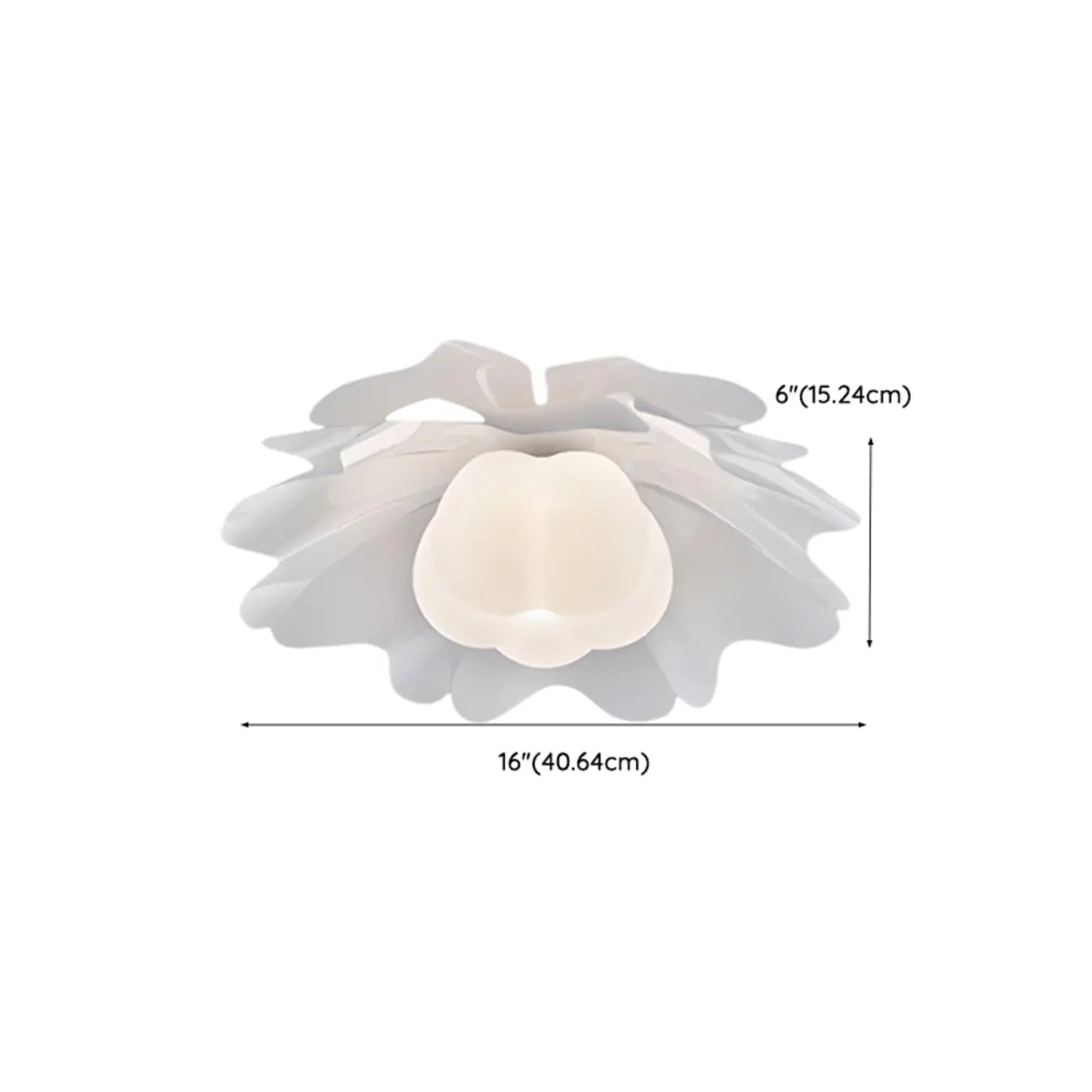 Modern Minimalist Acrylic Flush Ceiling Light for Indoor Space