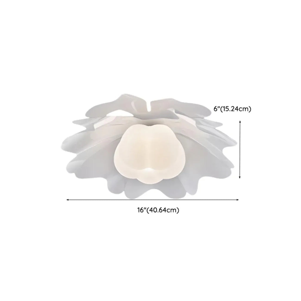 Modern Minimalist Acrylic Flush Ceiling Light for Indoor Space