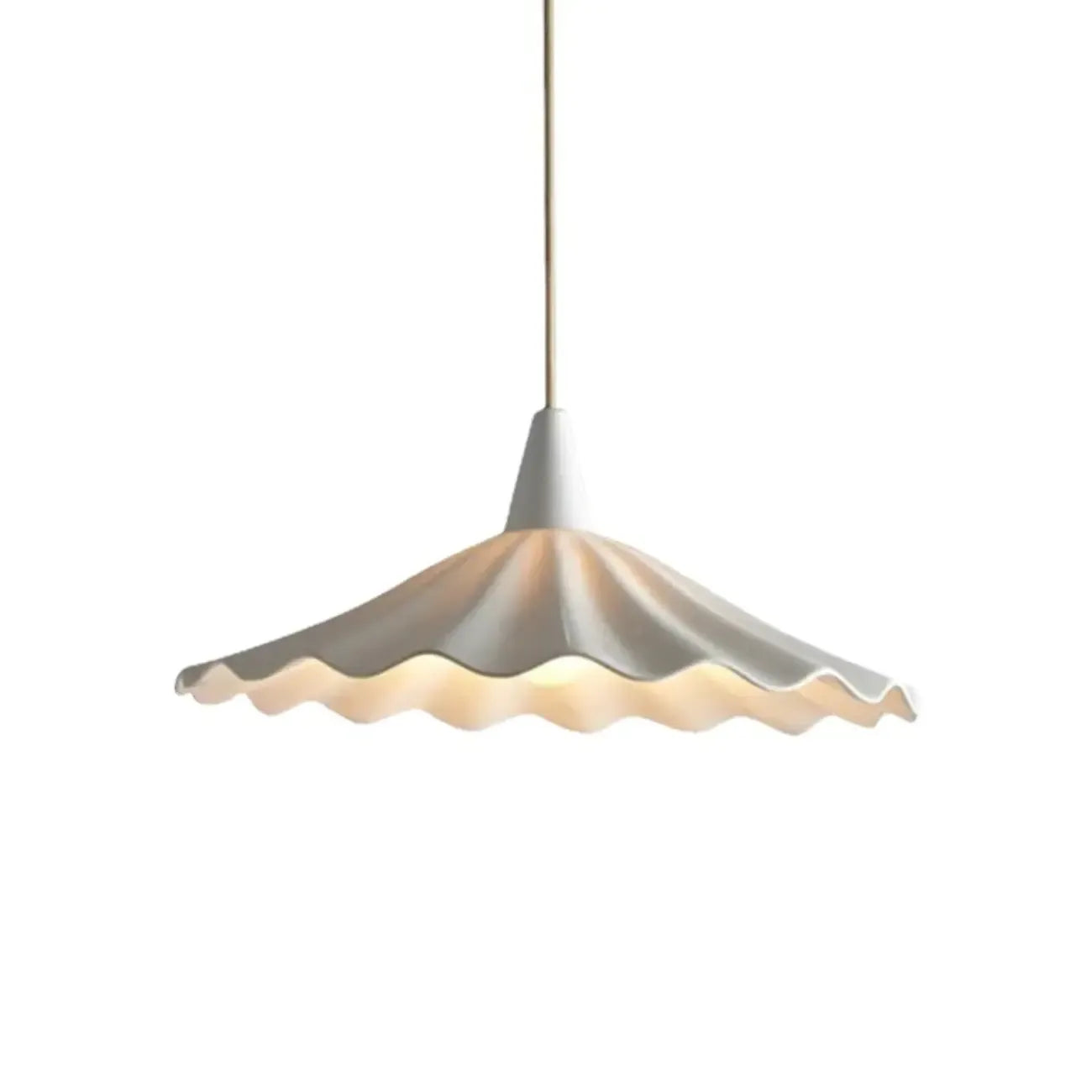 Classic Ceramic Umbrella-Shaped Pendant Light for Living Room
