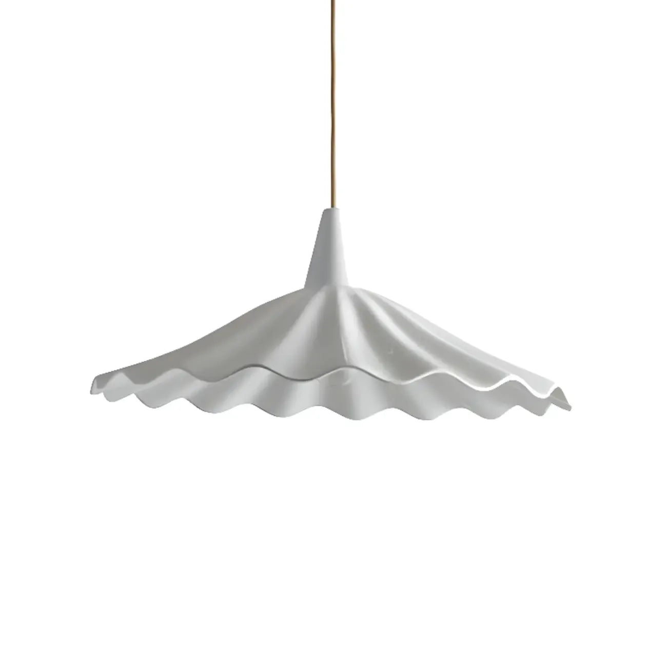 Classic Ceramic Umbrella-Shaped Pendant Light for Living Room