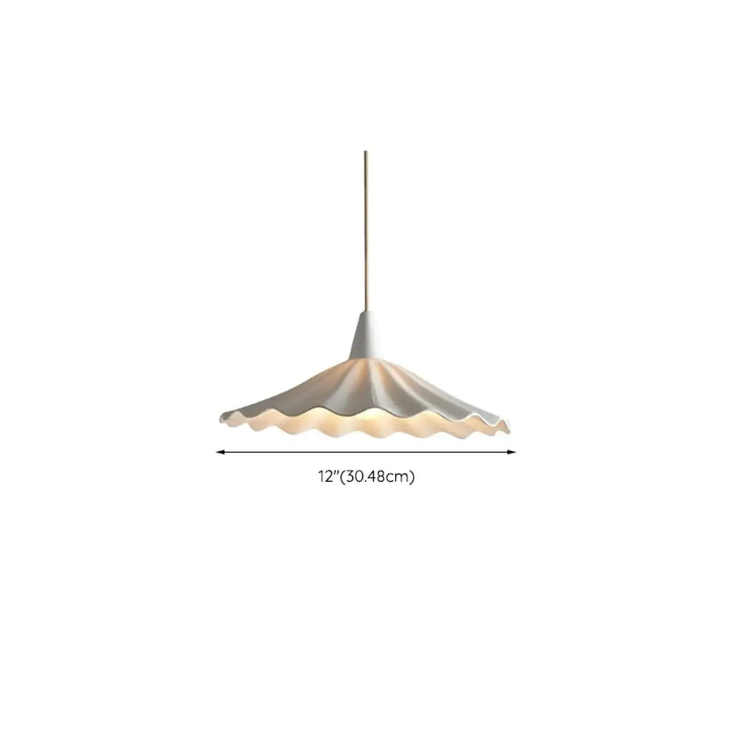 Classic Ceramic Umbrella-Shaped Pendant Light for Living Room