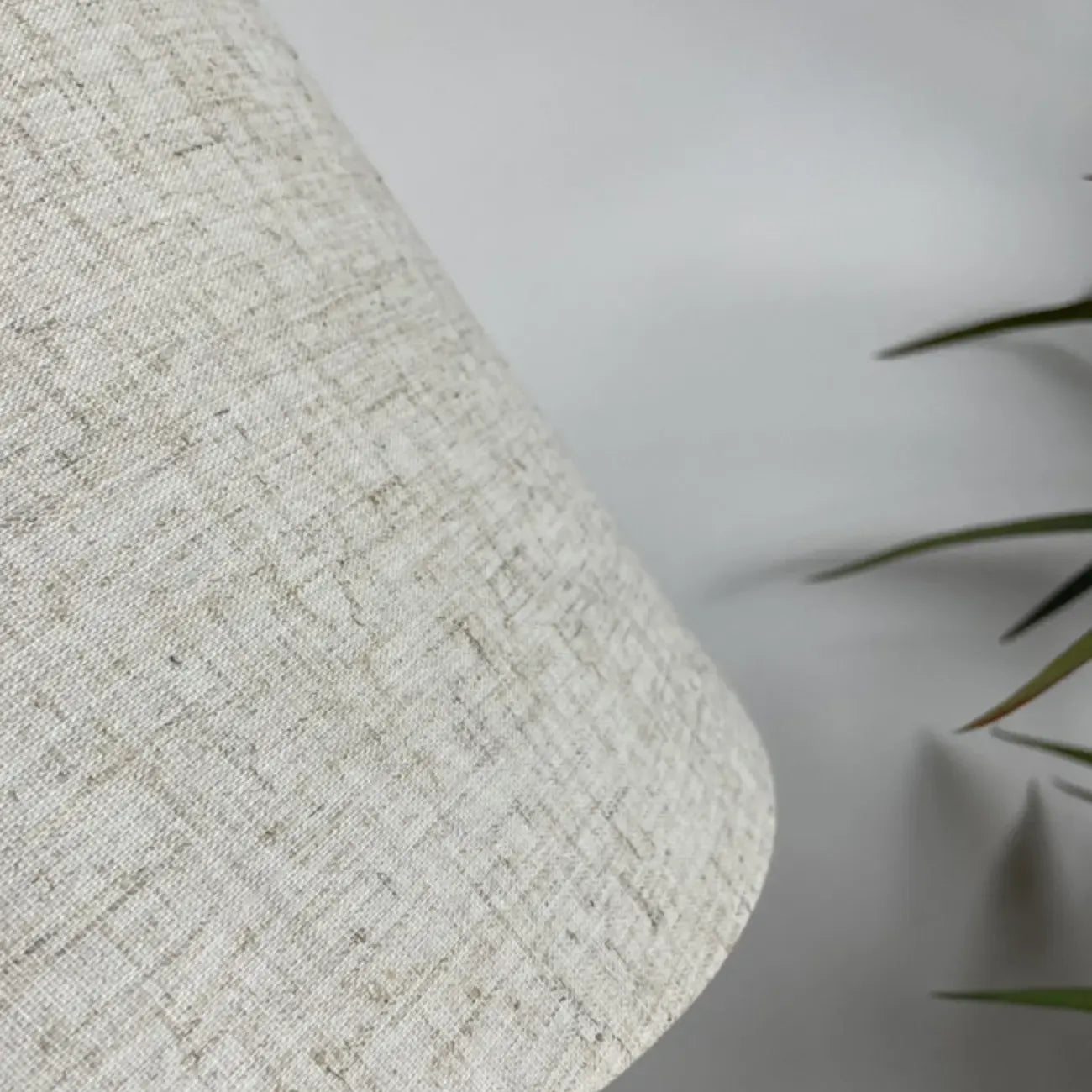 White Cone Shade Wooden Base Table Lamp for Bedroom