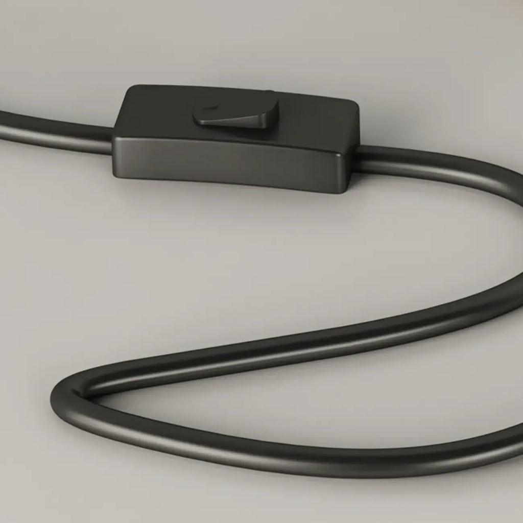 Modern Gold Linear Floor Lamp with Shelf & Pleated Shade