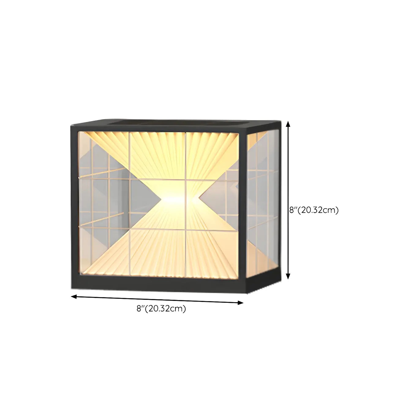 Modern Decorative Cube LED Table Lamp for Outdoors