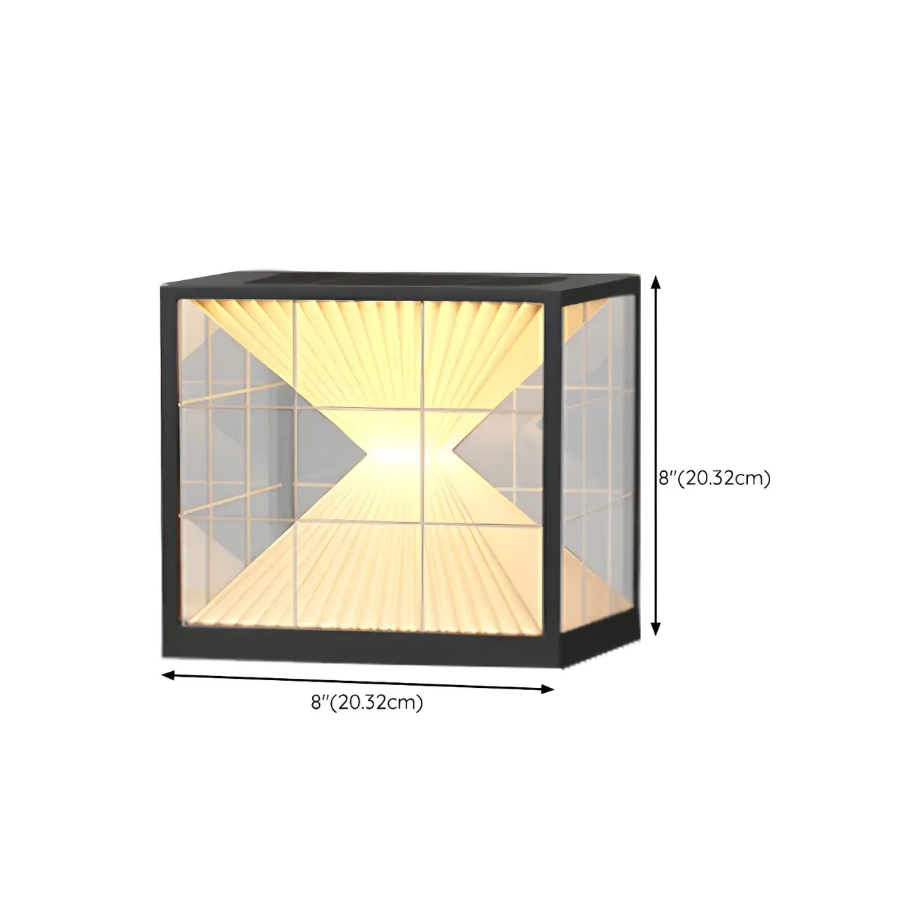 Modern Decorative Cube LED Table Lamp for Outdoors
