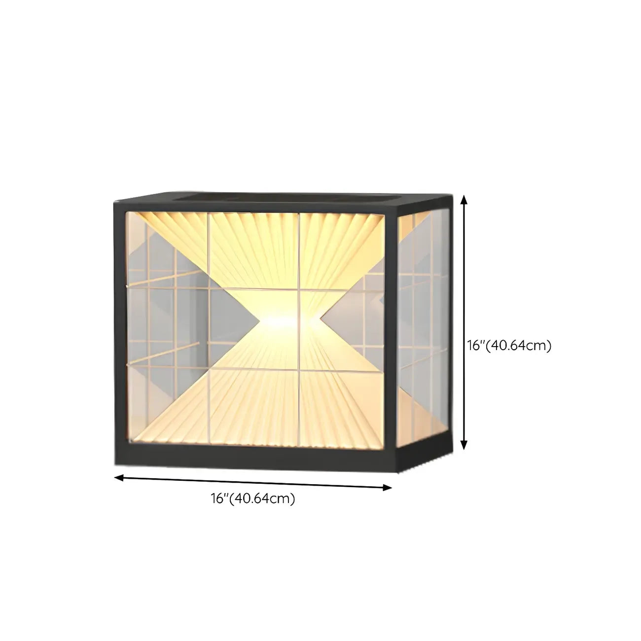 Modern Decorative Cube LED Table Lamp for Outdoors