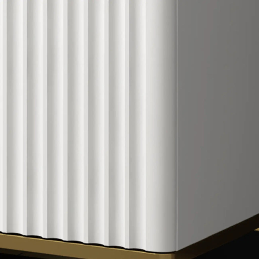 Glam Wooden Living Room Cabinet with Multiple Drawers