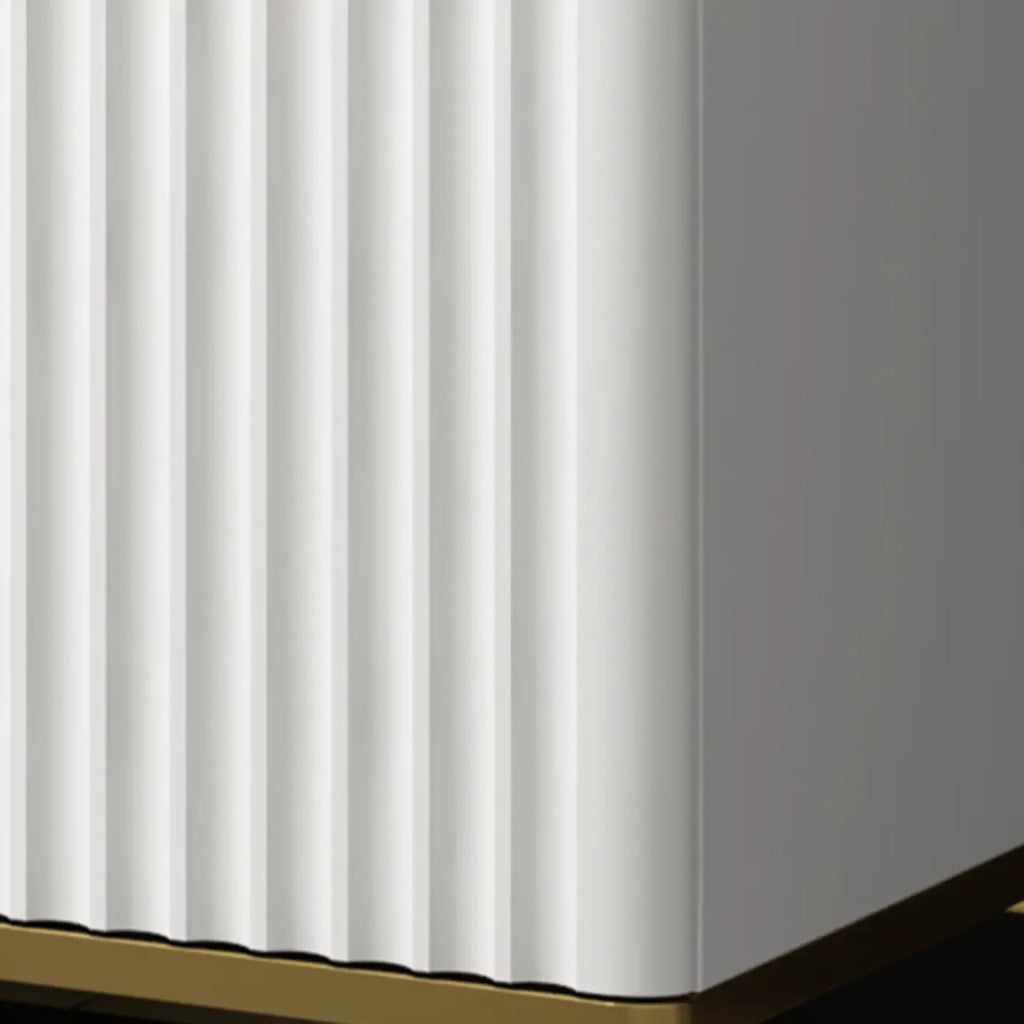 Glam Wooden Living Room Cabinet with Multiple Drawers