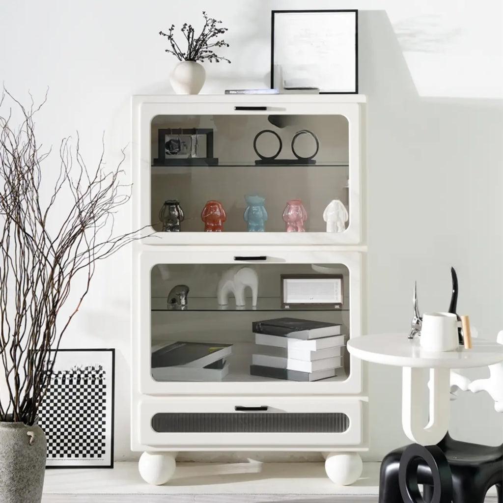 Modern Freestanding Accent Cabinet for Rectangular Shape