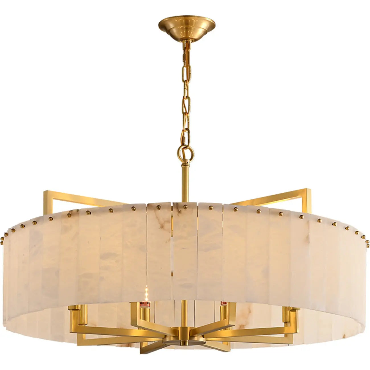 Modern Marble Round Chandelier for Luxury Interiors