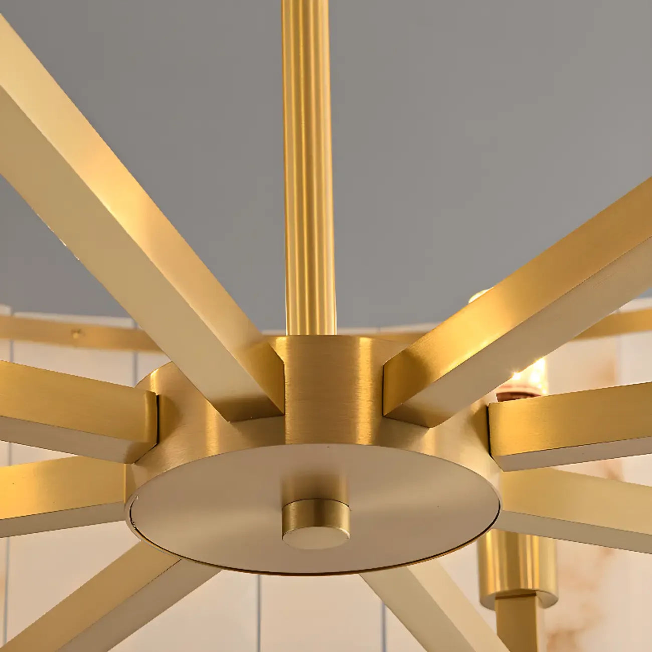 Modern Marble Round Chandelier for Luxury Interiors