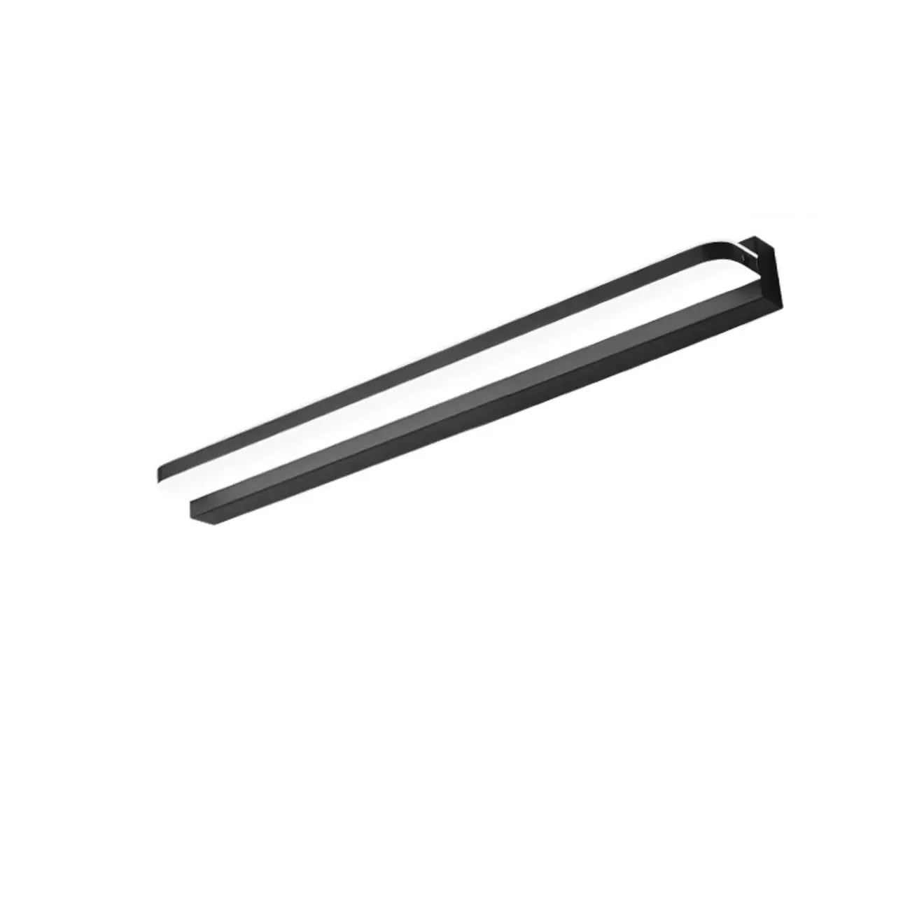 Modern Geometric Vanity Light with White Shade for Bathroom