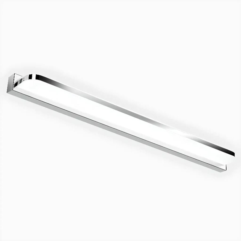 Modern Geometric Vanity Light with White Shade for Bathroom