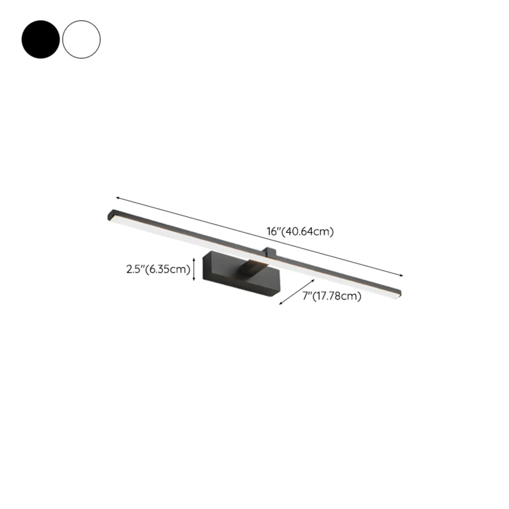 Contemporary Bathroom Wall-Mounted Vanity Lights with Shade