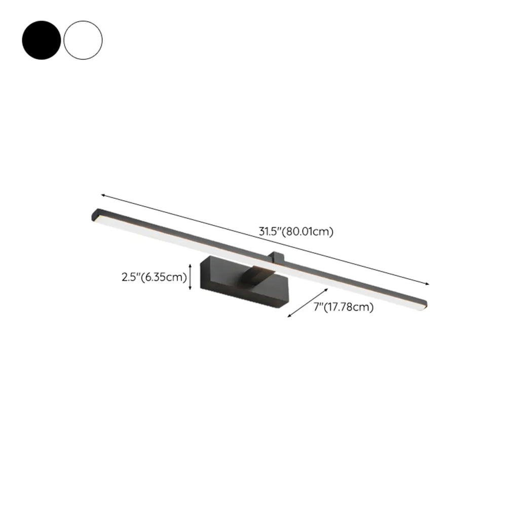 Contemporary Bathroom Wall-Mounted Vanity Lights with Shade