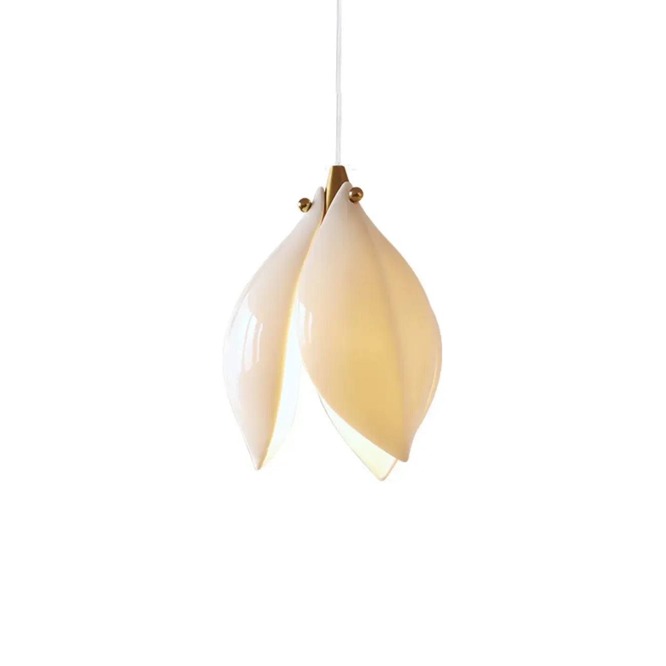 Elegant Ceramic Bud Shape LED Pendant Lamp