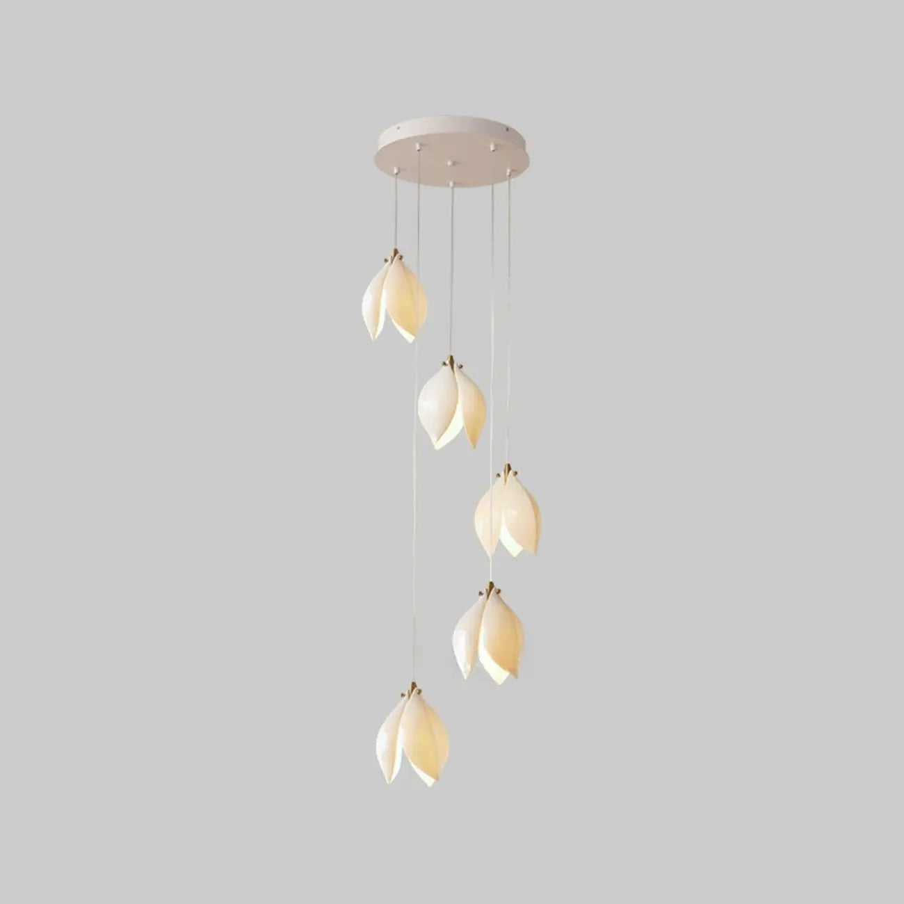 Elegant Ceramic Bud Shape LED Pendant Lamp