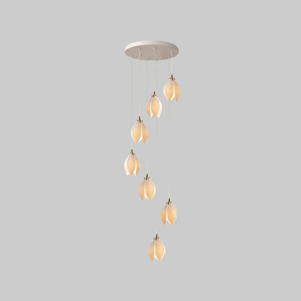Elegant Ceramic Bud Shape LED Pendant Lamp