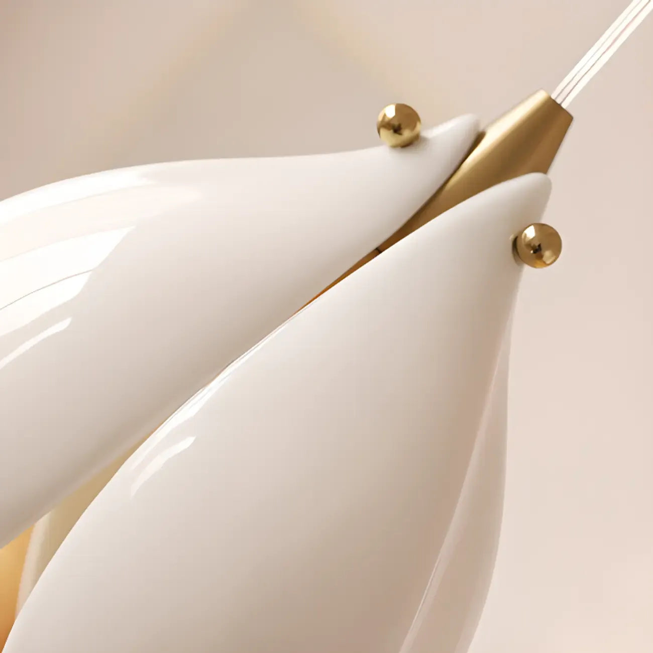 Elegant Ceramic Bud Shape LED Pendant Lamp