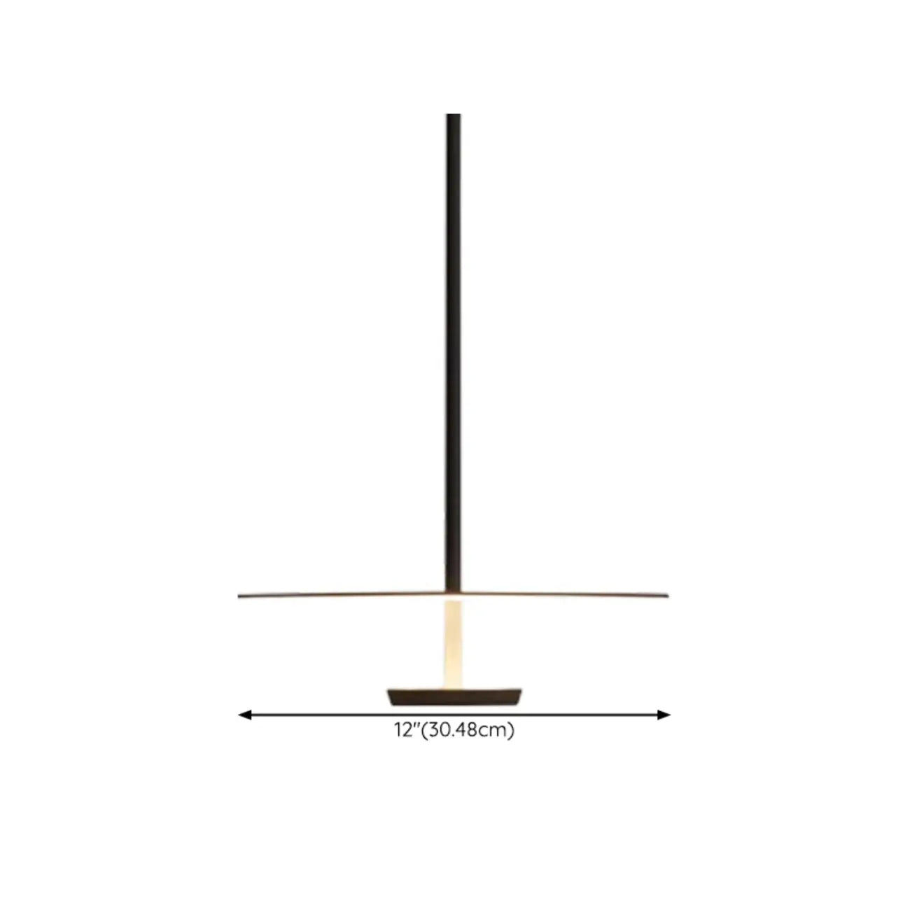 Sleek LED Minimalist Disc Shape Pendant Light for Dining Room Decor